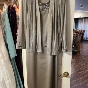 Alex Evenings Taupe Mother of Bride dress